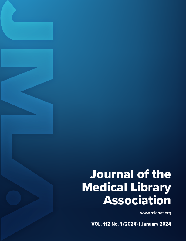 Cover JMLA January 2024